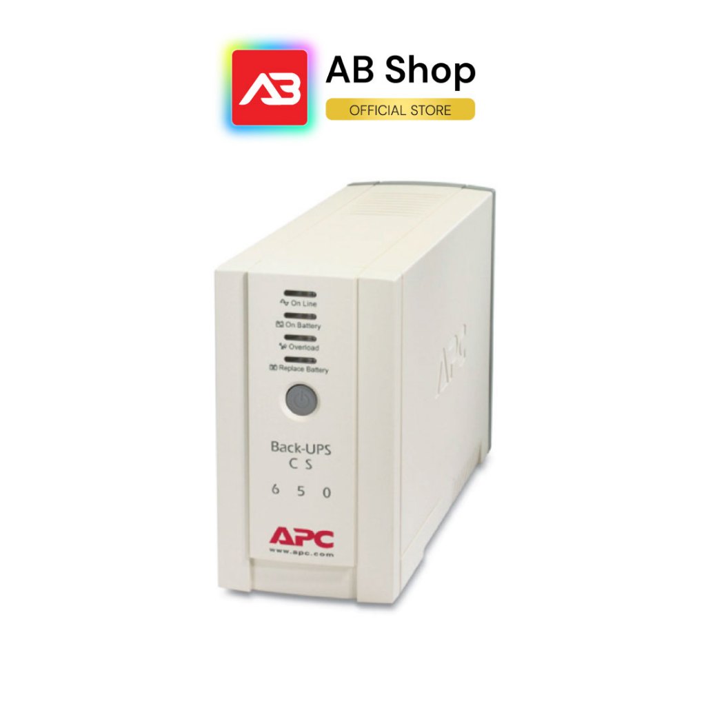APC UPS เครื่องสำรองไฟ 650VA/400W รุ่น BK650-AS
