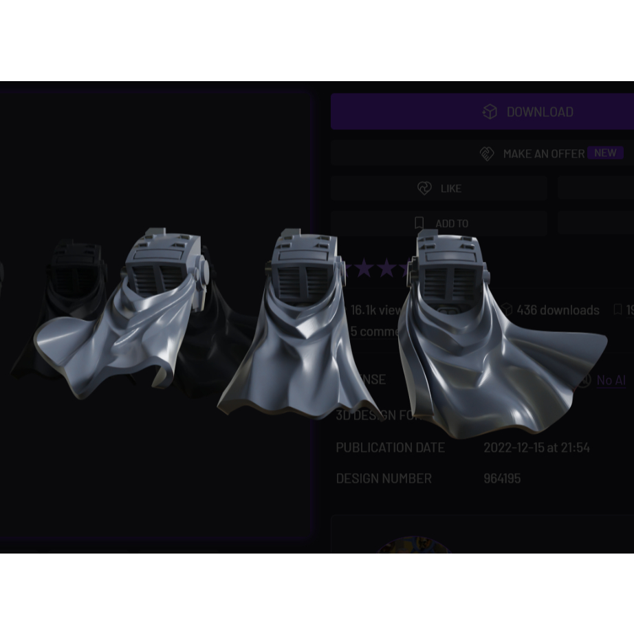 CAPES FOR TERMINATOR SET 1