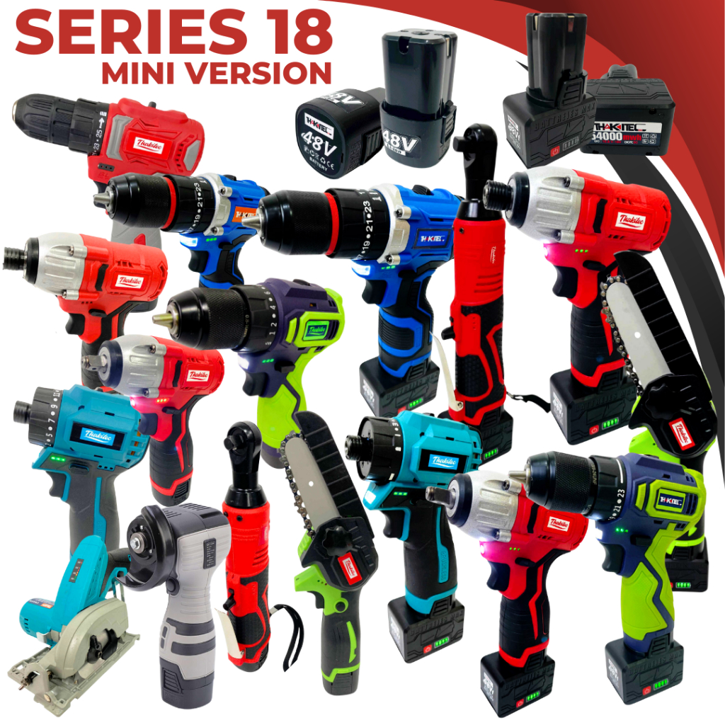 (SERIE 18) THAKITEC เครื่องเจียร์มินิไร้สาย 3 นิ้ว บัลเลส แบต 48V 28000 รอบ ตัดกระเบื้อง ไม้ อัพเกรดมอเตอร์ สีเทาดำ - รูปที่ 6