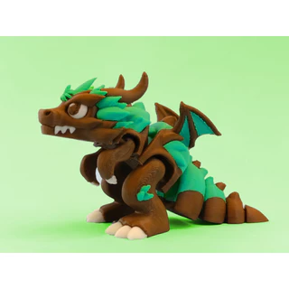 🦖🐉 ฟิกเกอร์ไดโนเสาร์ & มังกรแฟนซี 3D ✨ 🌈 ดีไซน์หลากสี เท่ห์ดุดัน 🎁 เสำหรับสะสม ของขวัญ ตกแต่งห้อง