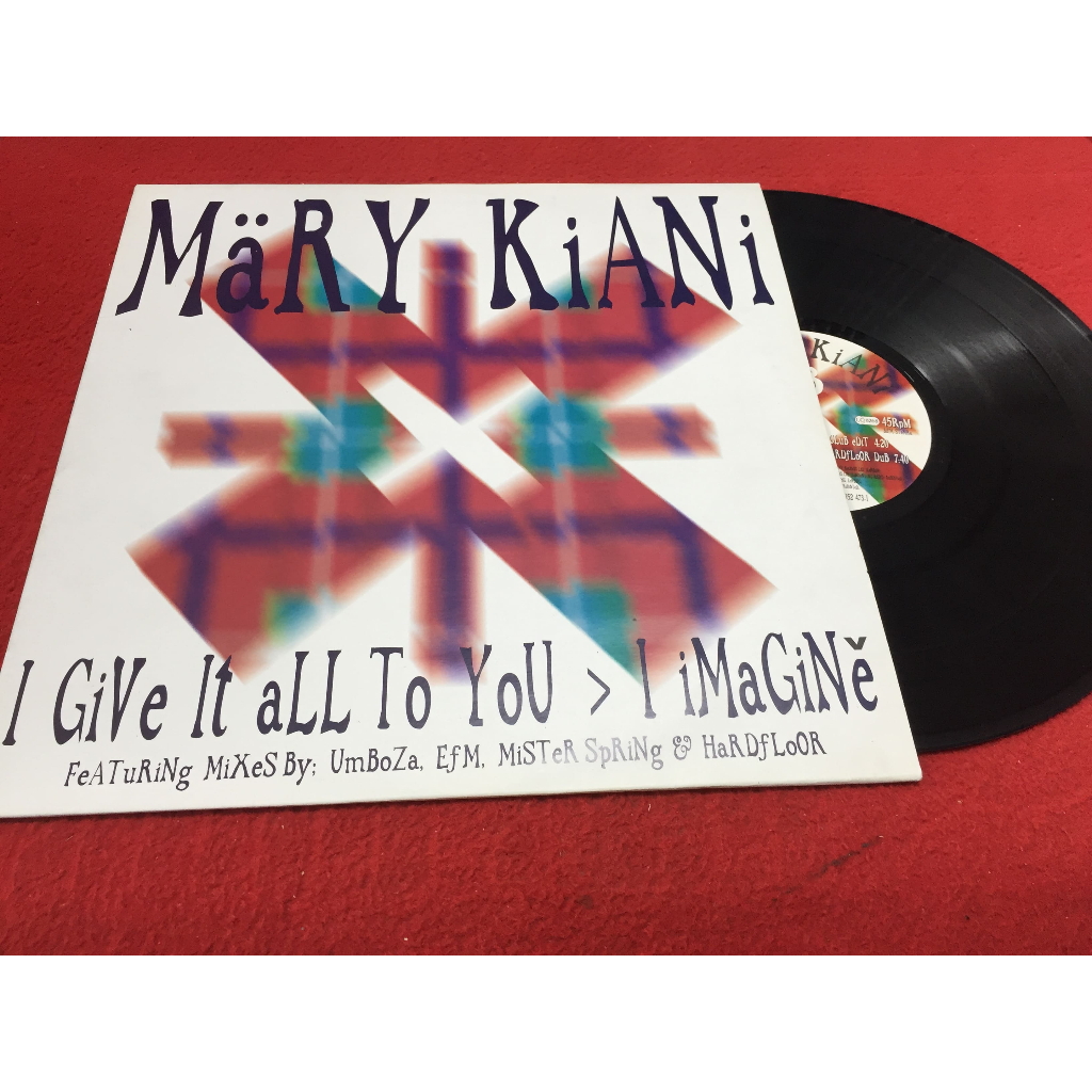 I Give It All To You  I Imagine -  Mary Kiani ขนาด 12 นิ้ว LP B274