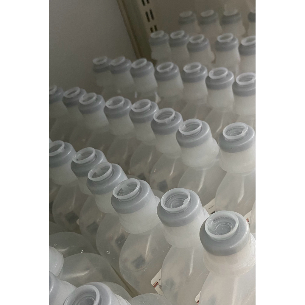 น้ำเกลือหยดจมูก  1-0-0 ml ฉลาก เหลือง ผ่านการฆ่าเชื้อแล้ว ฮาชิ