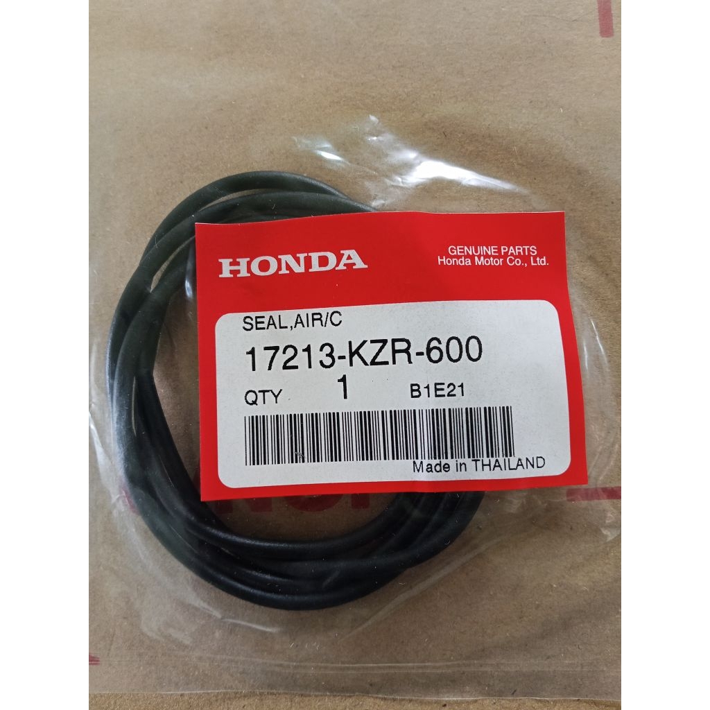 ซีลไส้กรองอากาศ Click125i Click150i PCX150 ปี2012-2016 GIORNO ปี2024-2025 แท้ศูนย์ 17213-KZR-600 