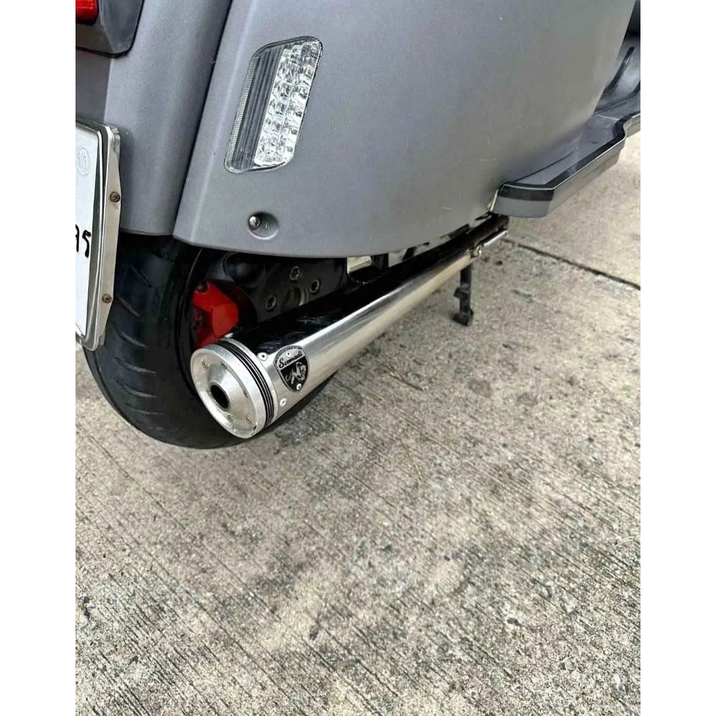 ท่อแต่งแท้ Trap  สำหรับ Scomadi TL125 รุ่นคาบู