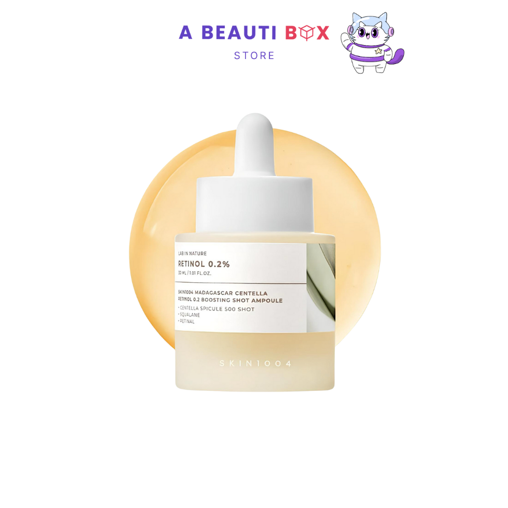 SKIN1004 Retinol 0.2 Boosting Shot Ampoule 30ml เซรั่มเรตินอลเข้มข้น ผิวเรียบเนียน ลดเลือนริ้วรอย
