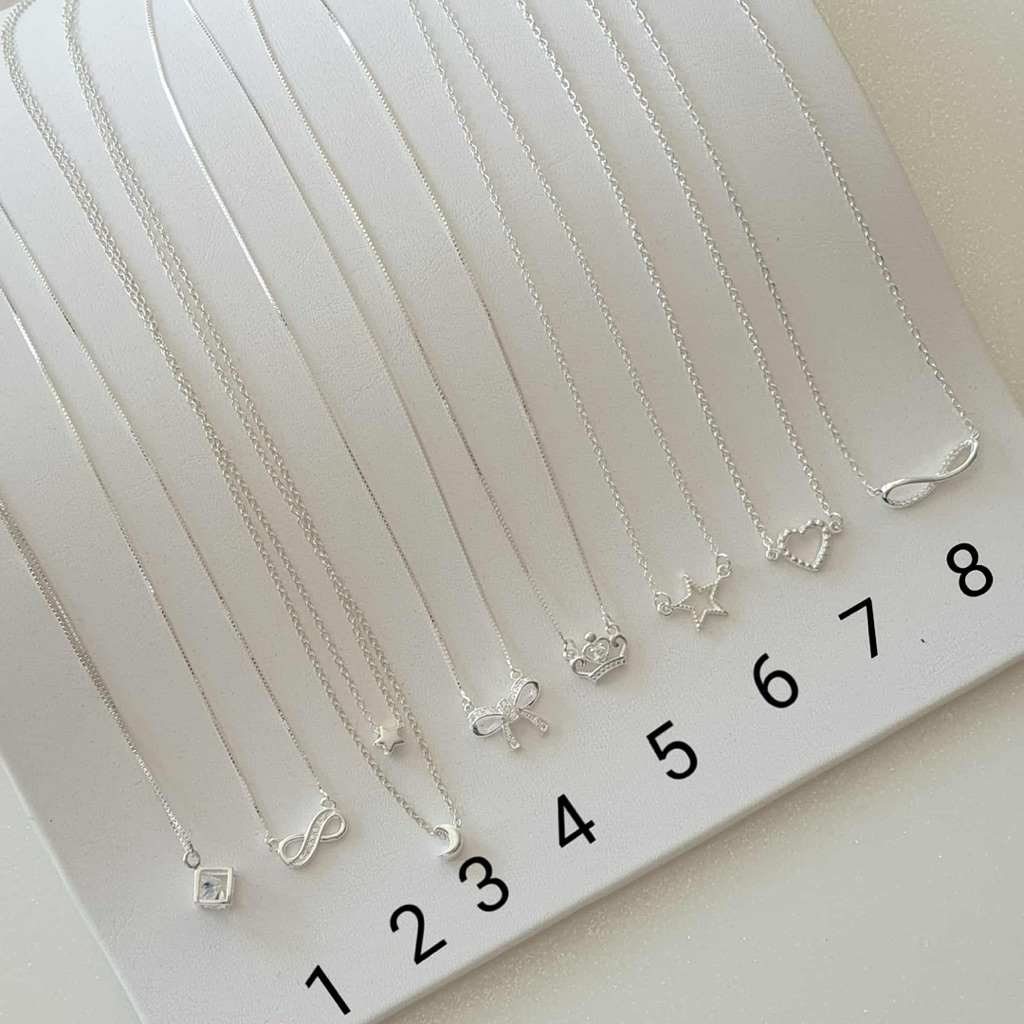 Top Silver:สร้อยคอเงินแท้92.5% พร้อมจี้ ซื้อสินค้าทุกชิ้นแถมฟรีถุงผ้ากำมะหยี่+น้ำยาล้างเครื่องเงิน