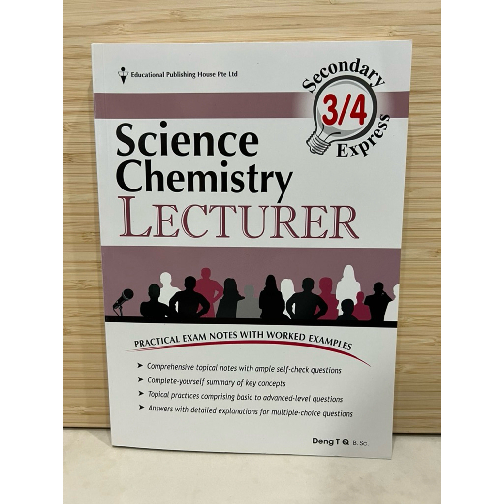 Science Chemistry Lecturer Secondary 3/4 Express (with answers)