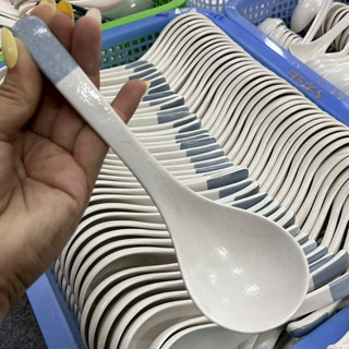 กระบวยเซรามิก 8 นิ้ว กระบวยตักแกง ช้อนเซรามิก ทำจากเซรามิค เ…