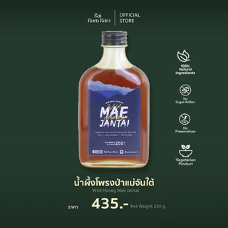 ไร่รื่นรมย์ น้ำผึ้งโพรงป่า 100% แม่จันใต้ 250 กรัม
