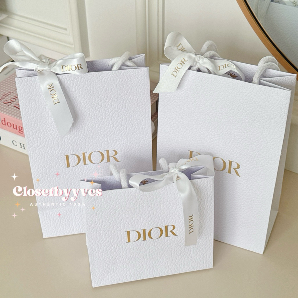 ❤️Dior Shopping Bag❤️ถุงกระดาษ Dior เลือกขนาดในตะกร้า✨