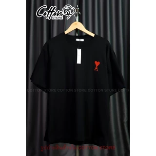 เสื้อยืด Ami-A งานปัก อก38"-56" XS-3XL พร้อมส่งจากไทย Cotton 100% ไม่ใช่ผ้ามัน ผ้าหนาใส่สวย