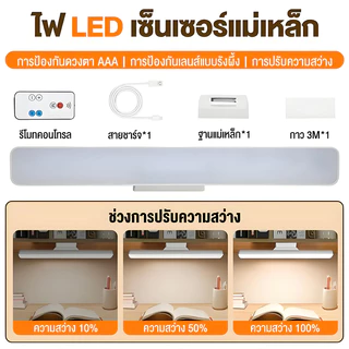 EYESPRO สว่างทั้งคืน โคมไฟตั้งโต๊ะ LED โคมไฟแม่เหล็ก ฟข้างเตียง แสงไฟ ถนอมสายตา ไฟติดห้อง โคมไฟไร้สาย ปรับได้ 3 แสง