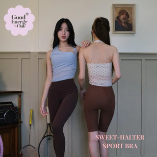 GOOD ENERGY CLUB - SWEET HALTER SPORT BRA[0367] สปอร์ตบราผู้หญิง ดีเทลคล้องคอ (11E-11H)