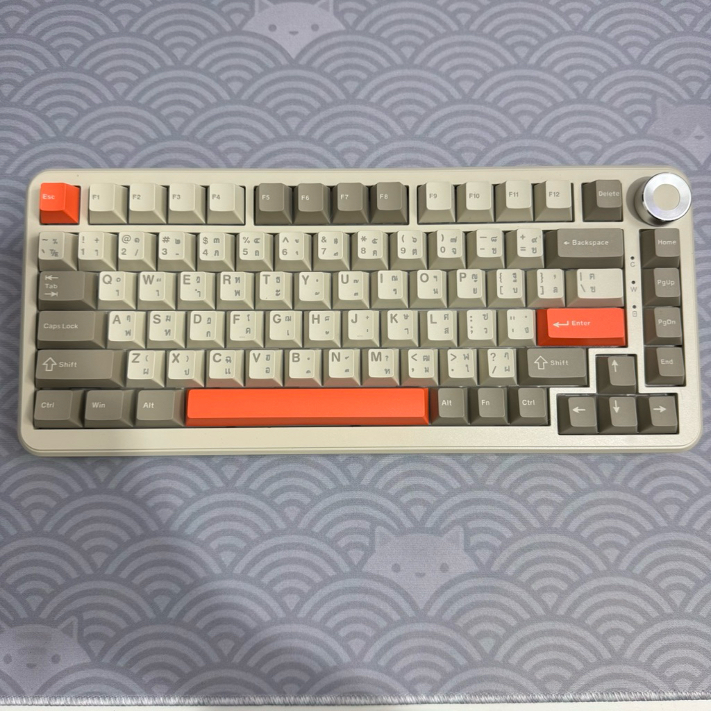 [ปล่อยต่อ] คีย์บอร์ดเกมมิ่ง Ajazz AK820 Max Plus Retro Gasket Tri-Mode RGB Fly Fish Switch Mechanica