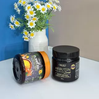 [Duo Plus] สครับเกลือสปาขัดผิวสูตรข้มข้น #AH Arbutin+700 ก. 1 กระปุก & Turmeric 700 ก. 1 กระปุก