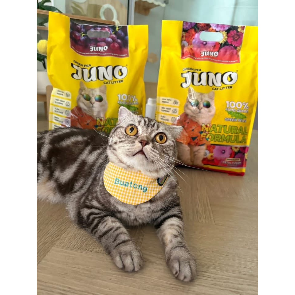 ทรายแมว JUNO Cat Litter  เม็ดเล็กพิเศษ  กลิ่นองุ่น 10 ลิตร - รูปที่ 5
