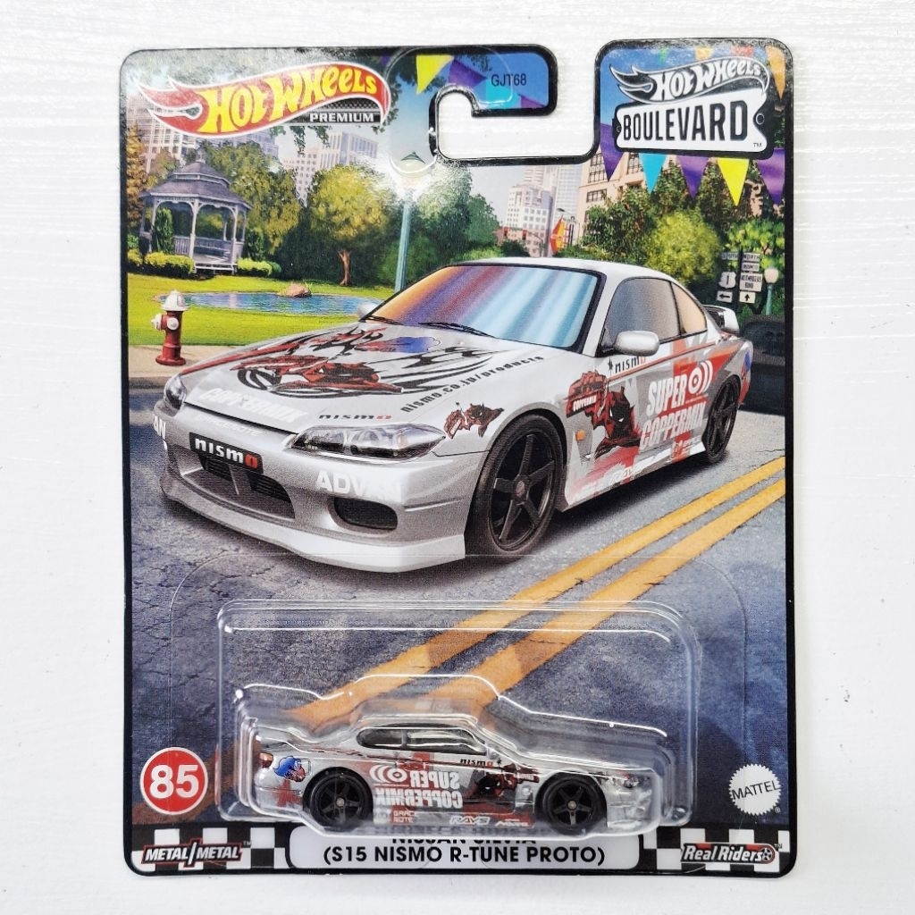 Hot wheels premium รุ่น Nissan silvia(S15 Nismo R-Tune Proto) ล้อยาง แพ็คสวย