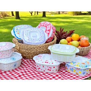 New Arrival ซื้อ 1 แถม 1 ชามสี่เหลี่ยมพร้อมฝา 7 นิ้ว พร้อม P…