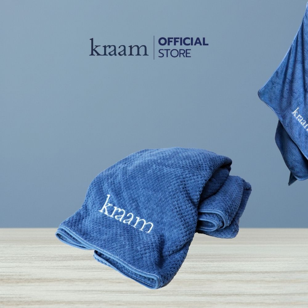 Kraam [ ผ้าเช็ดตัว ] Kraam  Bath Towel" ช่วยลดการเสียดสีและระคายเคืองผิวขณะเช็ดตัว เนื้อผ้ามอบสัมผัส