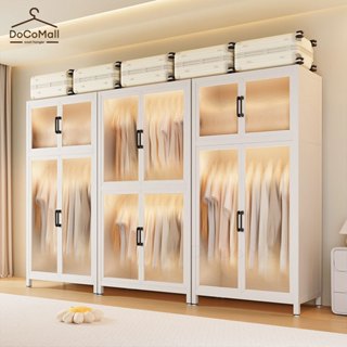 💖ตู้ใส่เสื้อผ้า ตู้เสื้อผ้า2/4 ประตู เหล็กคาร์บอนหนา ตู้เก็บ…