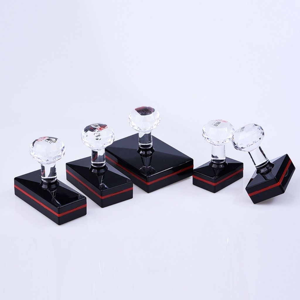 ตราปั้ม ตรายาง สี่เหลี่ยม หมึกในตัว