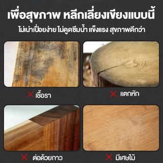 เขียงไม้ไผ่ เขียงสองด้าน เขียงไม้ไผ่หนา พร้อมตะขอ ป้องกันแบคทีเรียและเชื้อรา