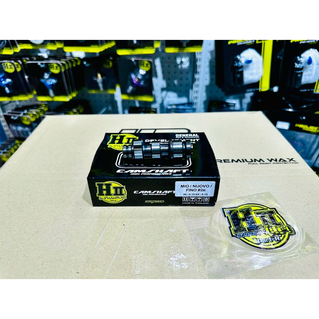 แคมซิ่ง HII 🚸เฮงสุพรรณ 🚸แคมซิ่งลูก56-58 (วาล์วSO)(#2) YAMAHA MIO/NOUVO/FINO