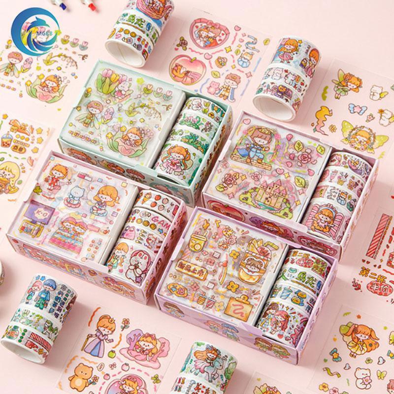 สติ๊กเกอร์ กันน้ำ สติ๊กเกอร์  PVC น่ารักกันน้ำ ไดอารี่ สติ๊กเกอร์ไดคัท  สติ๊กเกอร์คู่มือ สําหรับตกแต่ง ไดอารี่ ราคา ถูกที่สุด ดีลบีเคเค
