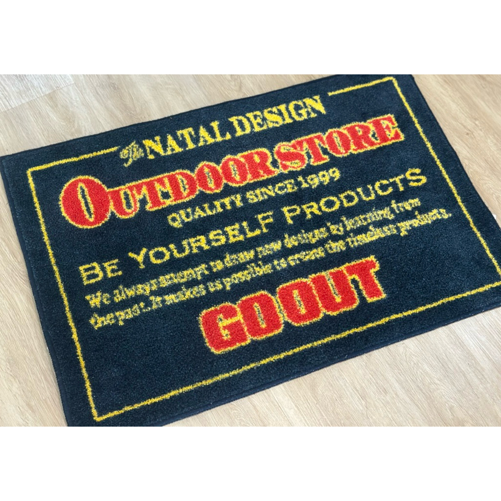 (พร้อมส่ง‼️) NATAL DESIGN × GO OUT WELCOME MAT(สินค้ามือ2)