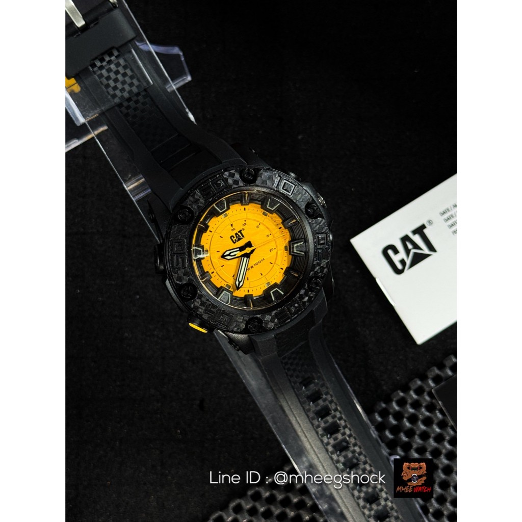 Cat Watch Caterpillar Growing CAT Titan Black-Yellow AND Black Brown