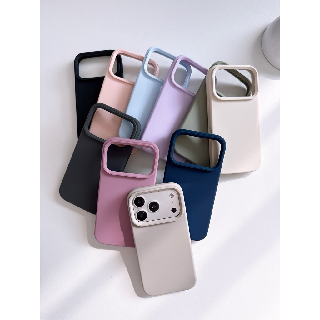 เคส สำหรับ ไอโฟน เคสซิลิโคน ส่งจากไทย สำหรับ Iphone 17Promax 17Pro 16Pro 16 15PM 15PRO 15 เคสสีพื้น พรีเมี่ยม TPU-R1830