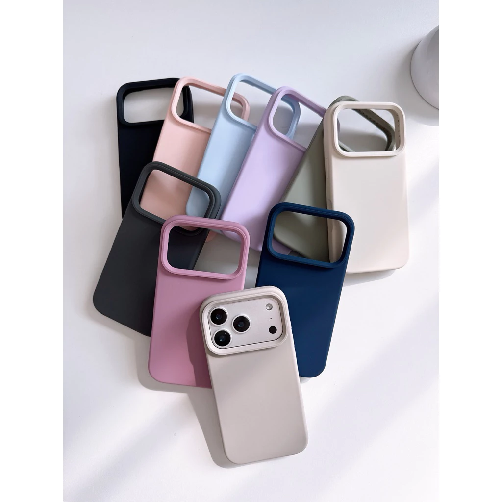 เคส สำหรับ ไอโฟน เคสซิลิโคน ส่งจากไทย สำหรับ Iphone 17Promax 17Pro 16Pro 16 15PM 15PRO 15 เคสสีพื้น พรีเมี่ยม TPU-R1830