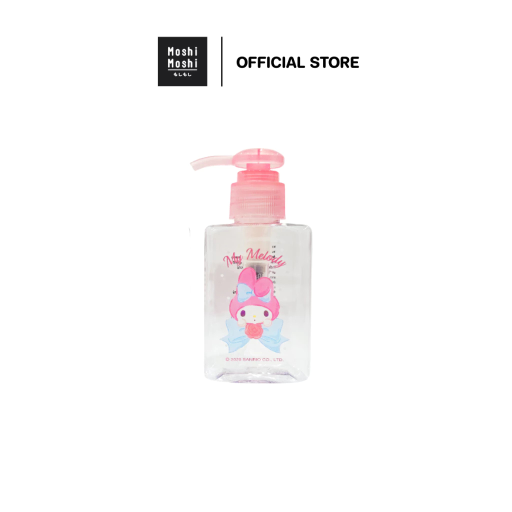 Moshi Moshi อุปกรณ์ขวดแบ่ง ขวดปั๊ม ลาย Mymelody ลิขสิทธิ์แท้ Sanrio