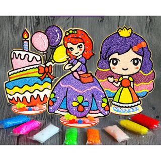 ดินโฟม ดินปั้น ดินโฟมปั้น ดินโฟมระบายสี ดินโฟมเด็ก wooden foam clay ของเล่น DIY กระดานแปะเม็ดโฟม diy ของเล่นเด็ก
