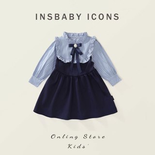 INSbaby🔥พร้อมส่ง จาก กทม🔥ชุดเดรสกระโปรง สไตล์เกาหลี สำหรับเด…