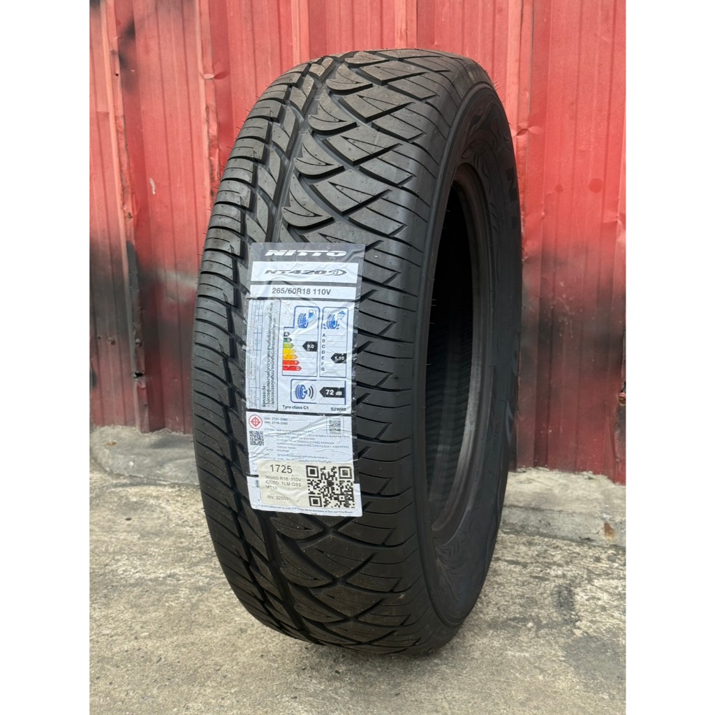 ยางนิตโตะ Nitto รุ่น 420SD ขนาด 265/60R18 ยางปี 2026 ราคาต่อเส้น