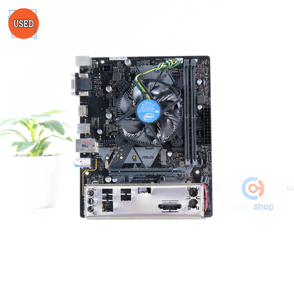 ชุดซีพียูพร้อมเมนบอร์ด CPU: INTEL CORE I5-9400F + MB: ASUS PRIME H310M-E R2.0 P16583