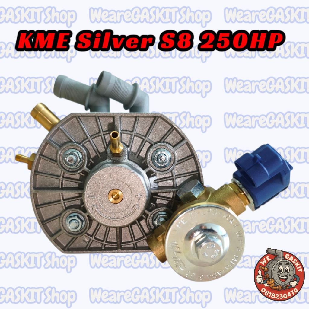 KME Silver S8 อุปกรณ์ลดแรงดันแก๊ส LPG สำหรับรถยนต์ติดตั้งแก๊ส นำเข้าจากประเทศโปแลนด์ รองรับแรงม้าสูงสุดถึง 250 แรงม้า