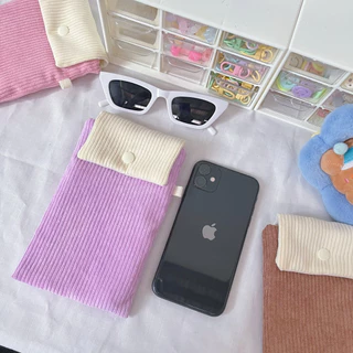 🦋🧤 |กระเป๋าบุใยนุ่มนิ่ม (ใส่มือถือได้ทุกรุ่น) แว่นตา Power Bank จัดระเบียบสิ่งของ💘🛒
