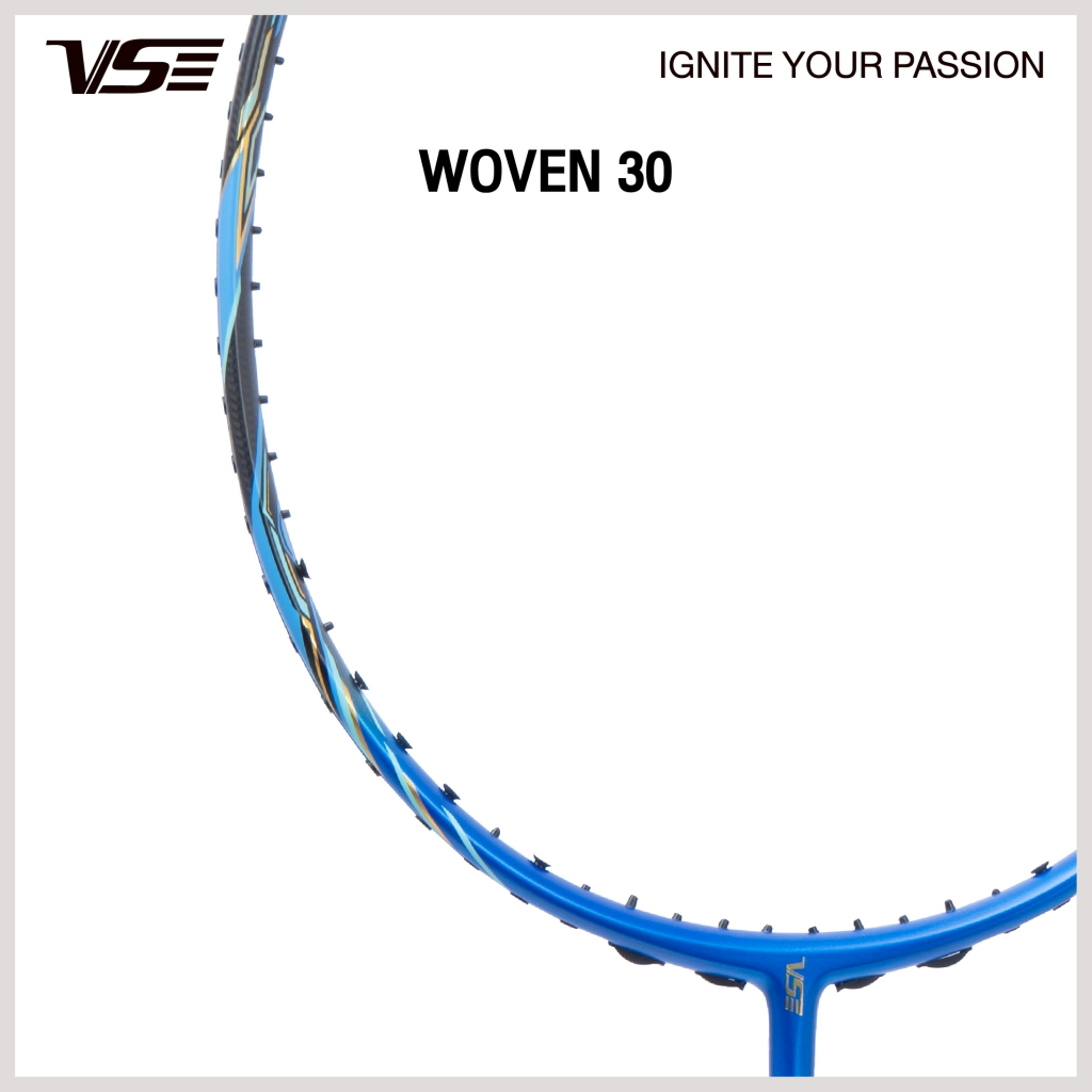 VS مضرب ريشة Woven30 مع مقبض وأوتار وغطاء — صورة 7