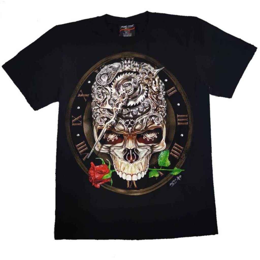 เสื้อยืดสกรีนเรืองแสง ROCK CHANG 3D158