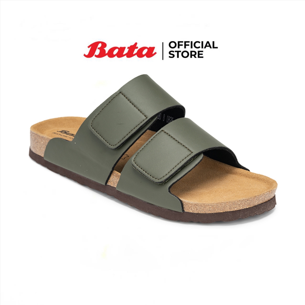 Bata บาจา รองเท้าแตะ รองเท้าลำลอง รุ่น PACO สีเขียวมะกอก 8317190 สีขาว 8311190