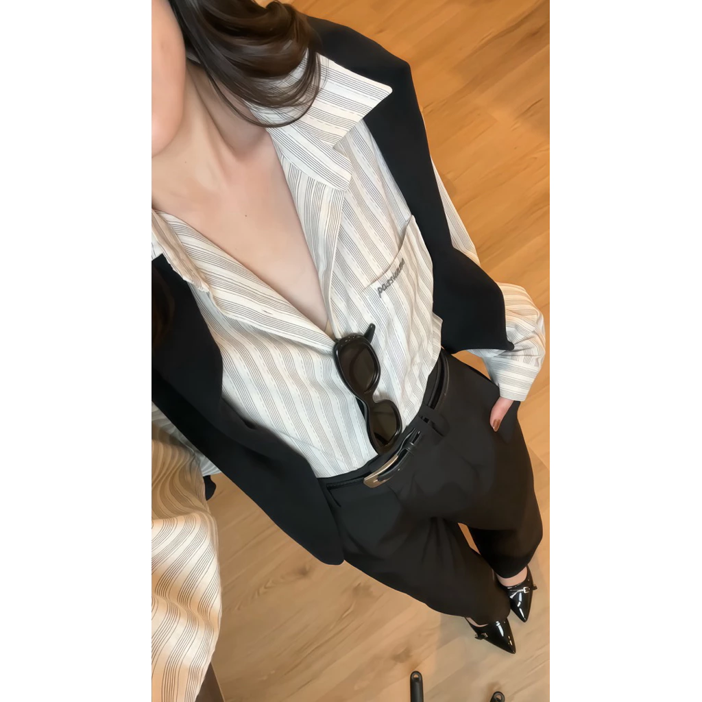 PASSION SHIRT | เสื้อเชิ้ตทรงโอเว่อร์ไซส์ ลายปักน่ารักมากก เนื้อผ้าใส่สบาย ไม่ร้อน