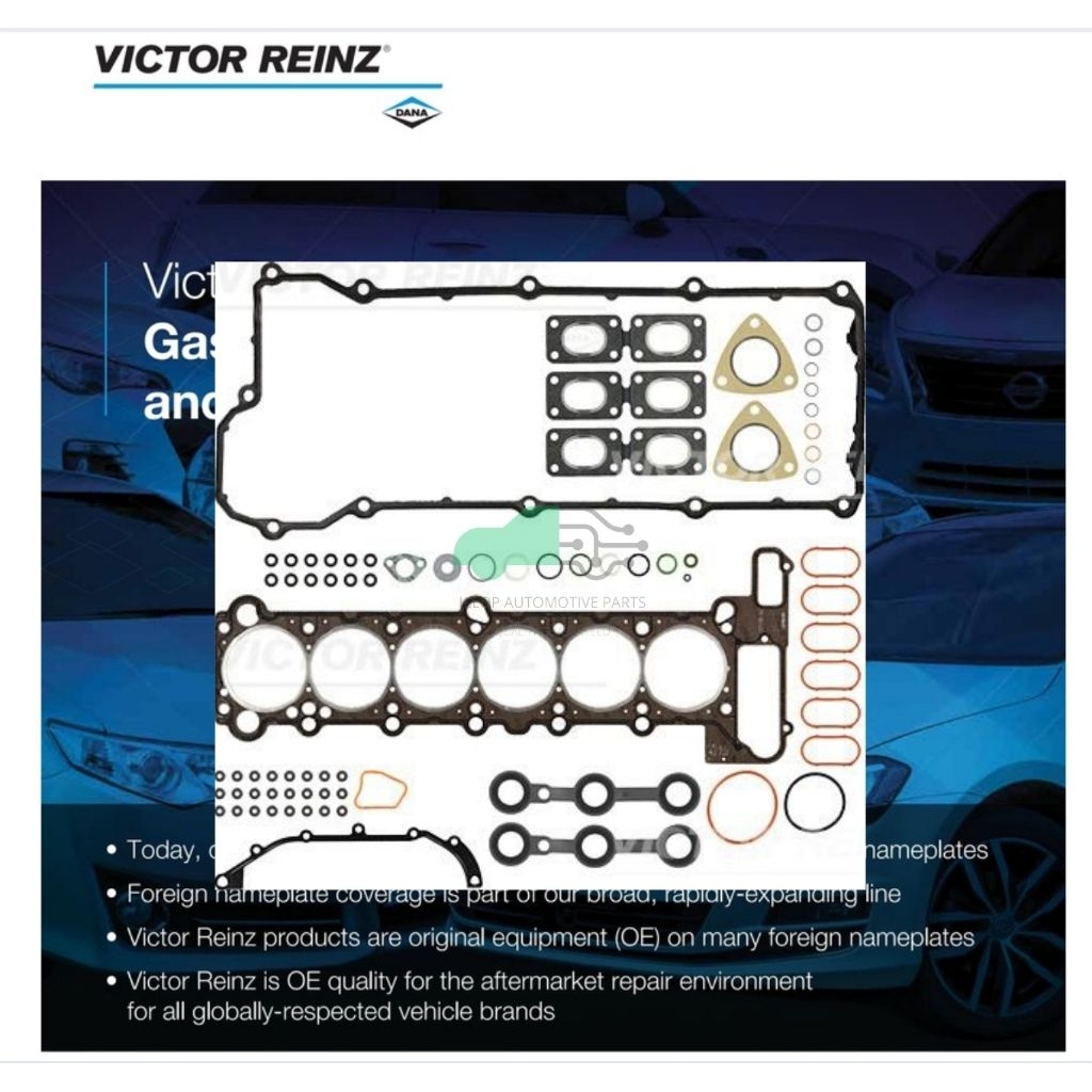 ท่อนบนมีฝาสูบ BMW M50 M52 Vanos 3 E36, 5 E34 '92- (M50B25 M52B25 Vanos) (ยี่ห้อ Victor Reinz งานเยอร