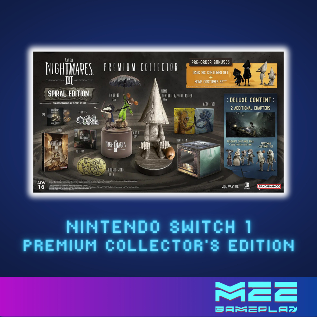 พร้อมส่ง NSW1 - Little Nightmares III [Premium Collector's Edition] (Zone Asia)