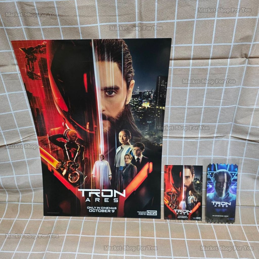 โปสเตอร์ภาพยนตร์ Tron Ares ของแท้