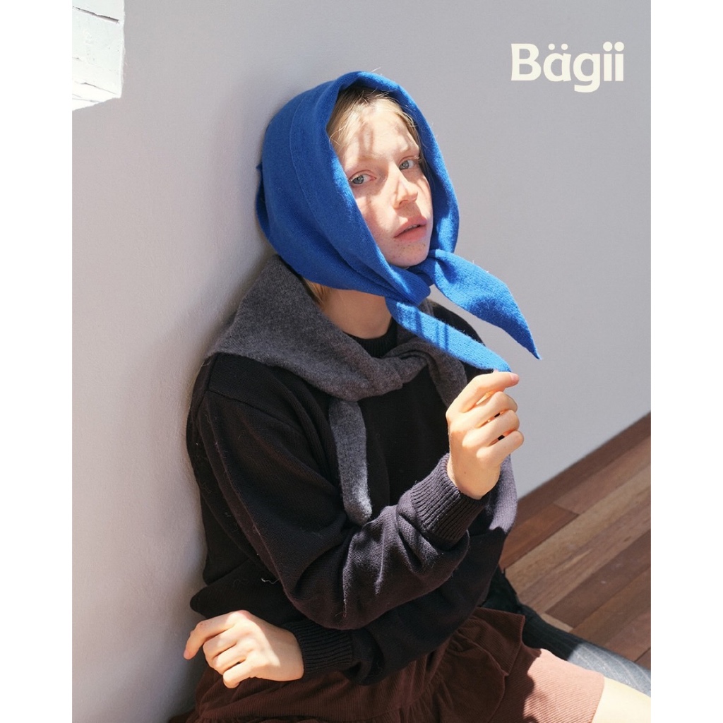 Bagii | Wool｜Colorful Headscarf | 100% Wool | ผ้าโพกหัว ขนสัตว์ ผ้านิ่ม กันหนาว แมชง่าย ใส่สบาย BG100911