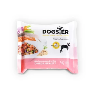 x 6 ชิ้น (ซื้อ 10 แถมฟรี 1) ส่งด่วนกทม.⚡6 ชิ้น DOGSTER FRESH ด็อกสเตอร์ เฟรช ขนาด120g. อาหารมื้อหลักสุนัข/อาหาร