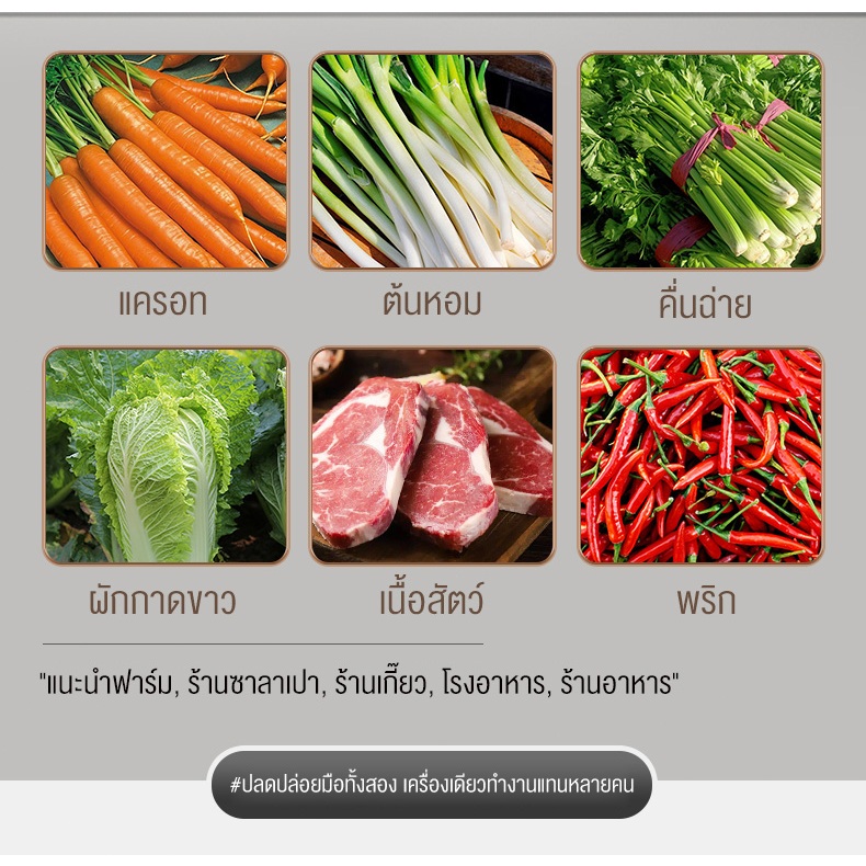 SHANBEN เครื่องบดสับอาหาร เนื้อสัตว์ ระดับอุตสาหกรรม  ละเอียดภายใน 5 วินาที มีหลาหลายขนาด ราคา ถูกที่สุด ดีลบีเคเค แกลเลอรีภาพที่ 7