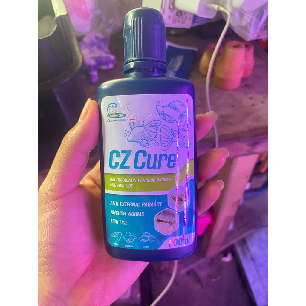 Cz cure สำหลับปลาสวยงามทุกชนิด100ml